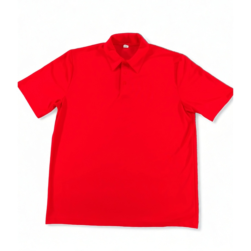 Alo Athletic Polo Shirt XL Mesh Knit Preppy Athleisure Sportswear Golf Top Tee